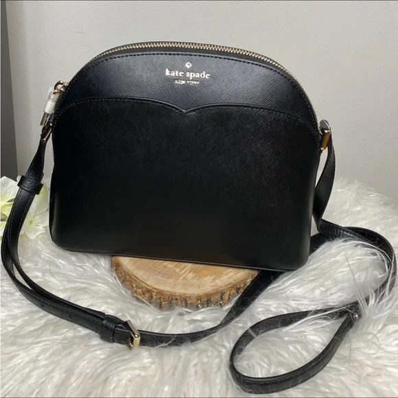 Kate Spade Black Crossbody, Peyton Dome Bag, Brand New, NWT - Picture 2 of 15